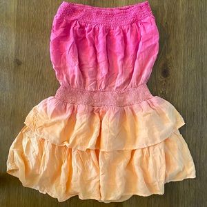 Strapless Ombré Romper